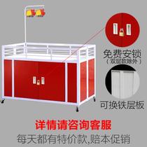 Shelf platform double deck supermarket storage rack promotional car floor type special treatment table shelf outdoor container