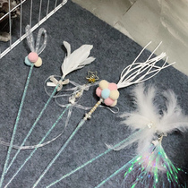 Cat toy set tease stick with Bell fairy cat kitten cat self-relief artifact cat cat supplies