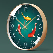 6005 wall clock living room clock simple Nordic fashion home clock Wall watch automatic timing radio clock
