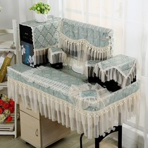 Lace cute desktop computer five-piece set 17-22 inch computer dust cover 24 inch 27 inch computer cover cloth towel