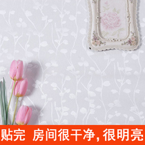 Self-attached wallpaper ins Wind College student dormitory waterproof pvc white home bedroom guest restaurant self-adhesive wallpaper