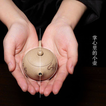 Yixing Purple Sand tea set sketch Purple sand pot Single pot Handmade small teapot for one person with small capacity Duan Mud Xishi pot