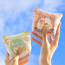 Zero Wallet Woman Mini Cute 2021 New Ins Wind Girls Learn Costume Card Key Coin Cloth Art Little Purse