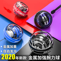 Wrist ball 100kg male 60 self-start silent refining arm student decompression metal fitness centrifugal grip device