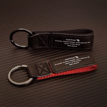 Genuine Leather Bull Leather Single Ring Strap Key Buckle Men Waist Hanging Car Waist Type Buckle Creative Fashion Genuine Leather Keychain