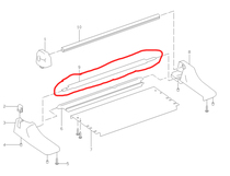 DAHLE 508 55 0120 - DAHLE 508 paper cutter accessories-Transparent pressure ruler