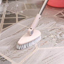 Bathroom floor brush hard wool long handle cleaning brush toilet bath tub brush toilet tile to blind corner wash floor brush