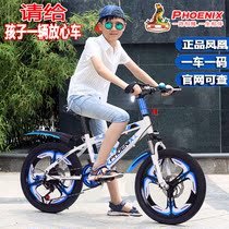 凤凰儿童山地自行车小男孩8-9-10-12-13-14-15岁女孩大童脚踏单车