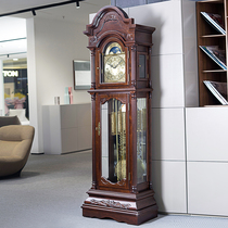 Hanshi floor clock Living room European-style solid wood German movement mechanical floor clock American stand clock HG9814