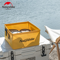 NH Norwegian OUTDOOR PORTABLE FOLDABLE SQUARE BUCKET LARGE CAPACITY HOUSEHOLD BUCKET TRAVEL MULTIFUNCTION CONTAINING BUCKET