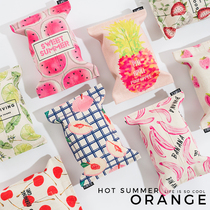 Fruit creative cotton and linen tissue box living room tissue cover rainforest tissue bag paper box paper bag car tissue box