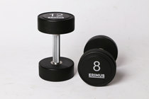 American ERIMUS rubber dumbbell sports equipment Household mute commercial anti-fall bodybuilding fitness strength weightlifting