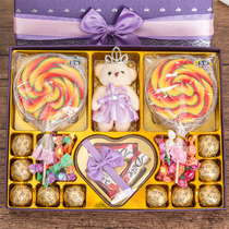 Dove chocolate gift box super big stick candy snack gift bag birthday girlfriend Christmas gift to send girl