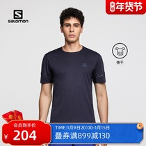 salomon salomon Men Lightweight T-shirt 2021 Summer New Sport Quick Dry Short Sleeve AGILE SS TEE