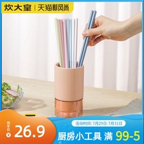 Cook Emperor one person one chopsticks Alloy chopsticks Household high-grade non-slip mildew family meal chopsticks creative color set