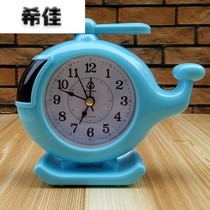Childrens special alarm clock for students with simple bedroom bedside cute cartoon clock boys and girls desktop hours