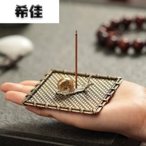 Creative incense insert incense stand vertical line incense burner Sandalwood tea ceremony ornaments Agarwood retro household indoor aromatherapy stove Zen