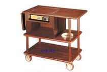 Embedded cabinet mobile service car cooking dining car single stove cooking dining car hand push dining car western food car