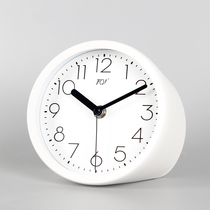 TQJ modern simple bedside creative clock personality sitting clock mute quartz clock fashion countertop clock clock clock