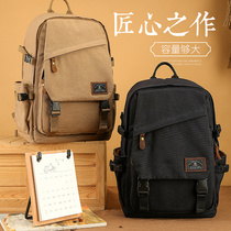 Double shoulder bag Mens computer Leisure backpack Women Japan-ROK Travel large capacity sports Wind college students Junior high school students schoolbags