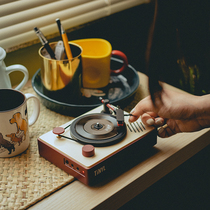 Vinyl box North Sea Monster TinyL mini record player LOOP Bluetooth small audio retro music Tanabata ceremony