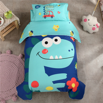 Pure cotton kindergarten quilt nap three-piece set baby entering the kindergarten childrens bedding quilt cover bedding six-piece set