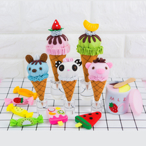 Non-woven handmade fabric diy material package food cone ice cream childrens kindergarten homework parent-child activities
