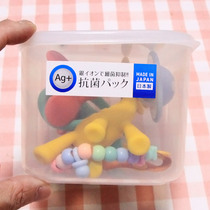 Japan made NAKAYA antibacterial baby tooth glue storage box fresh-keeping box 1L toy storage dustproof box