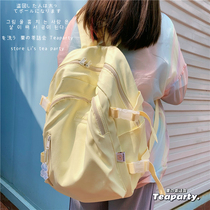 ins day department teenage girl satchel girl han edition junior high school girl cute soft girl backpack high school student large capacity double shoulder bag