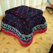 70x70x65 flannel coral velvet pajamas fabric padded cotton fire quilt double-sided velvet fire cover for heating