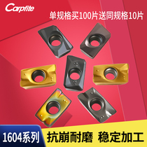  apmt1604 Milling blade apkt CNC cemented carbide knife grain Stainless steel R0 8 milling machine head coating