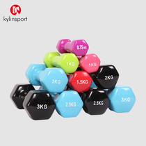 Little dumbbell ladies 1kg fitness equipment mens hexagonal Aling childrens home shaping thin arm jump drill arm muscle