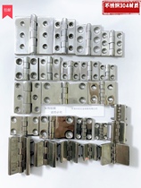 Promotion of new mirror stainless steel 304 hinge transverse width heavy door thickened fine casting hinge mechanical case cabinet door