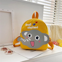 Child Backpack 1-3-5 Year Old Boy Canvas Double Shoulder Bag Cartoon Cute Girl Backpack Baby Nursery School Bag
