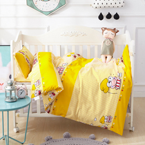 Kindergarten quilt three-piece cotton children six sets into the park bedding bedding bedding baby nap quilt