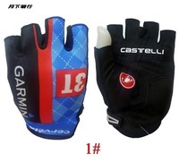 20 summer half-finger riding gloves ring road car version mountain road car shock absorption sunscreen half-finger cover male can be customized