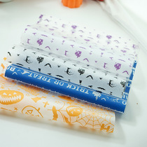 4 Selected 2020 export Halloween oil paper nougat paper 22 * 25cm wax paper pad plate paper 50 Price