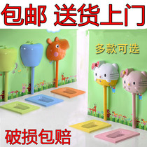 Childrens cartoon ceramic squatting toilet Kindergarten color squatting pit squatting toilet toilet children with curved deodorant stool pool