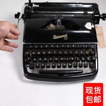 Used German antique mechanical typewriter Rheinmetal RHEINMETALL Old English typewriter