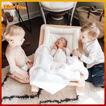 Baby rocking chair coaxing baby artifact newborn soothing rocking chair baby cradle with baby sleeping soothing artifact recliner