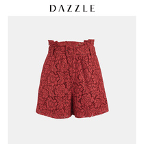 Dazzle Disu autumn 2019 New Ladies lace High Waist Wide Leg short women 2g3q1997h