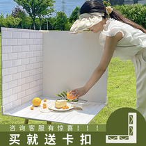 Cake baking dessert milk tea photo props shooting props photo background cloth photo background board pendulum props