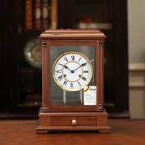 European mechanical clock old classical clockwork clock home desktop decorative table clock Hemler copper machinery