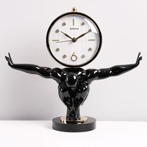 Modern simple light luxury clock clock home desktop fashion creative personality ornaments clock mute desktop clock