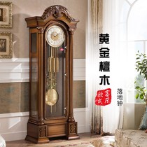 Mechanical floor clock Germany Hermler Chinese retro European style clock living room floor ornaments big swing clock clock