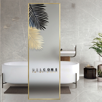 Toilet screen living room entrance light luxury Villa into the house Jane European style decoration Nordic partition art glass