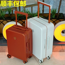 New trolley case men LVKE aluminum frame trolley case women universal wheel 22 travel password box 30 inch box 2108 model
