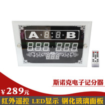 English billiards snooker scoreboard thin LED remote control electronic scorer billiard scorer Pool Hall accessories