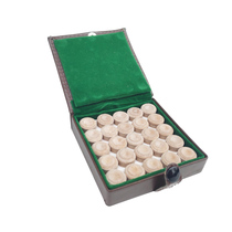 Taiwan Hercules Multilayer leather head American Nine Ball Head Rod Leather Head Billiard Cue 13mm Flower Billiard Cue