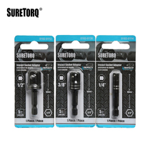 Power tool sleeve adapter adapter rod with bead adapter rod electric drill batch head conversion extension rod reducer rod
